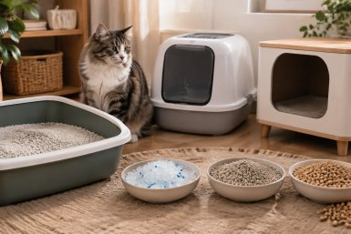 Как выбрать лоток для кошки Сгенерировано ИИ