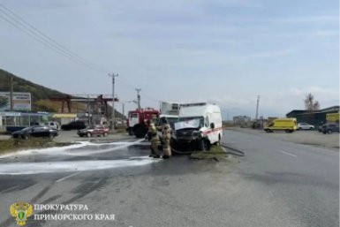 ДТП со скорой помощью в Находке пресс-служба прокуратуры Приморского края